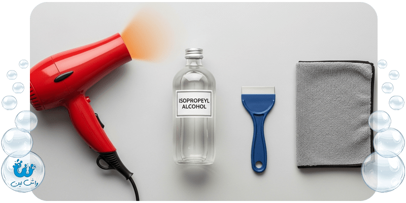 راهکارهایی جهت از بین بردن لکه چسب