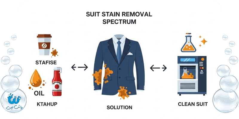 لکه گیری در خشکشویی کت و شلوار انجام می شود؟