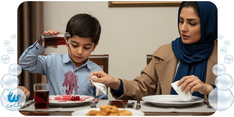 پاک کردن لکه میوه از روی لباس