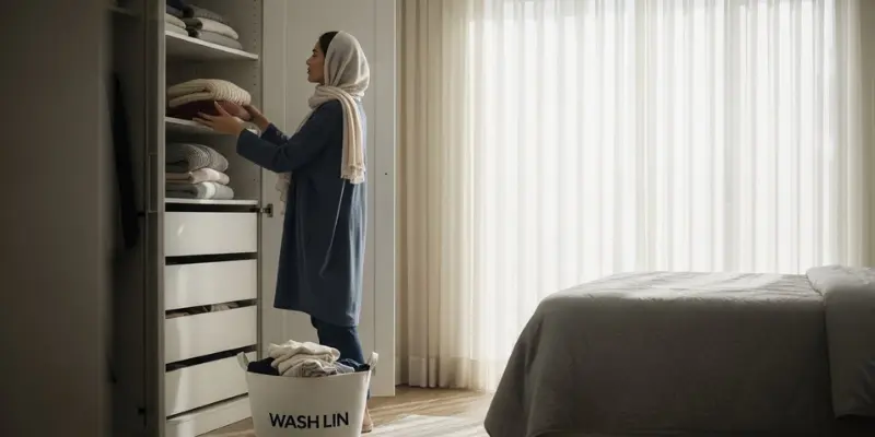 آموزش تا کردن لباس به روش ماری کوندو: نظم‌دهی به کمد