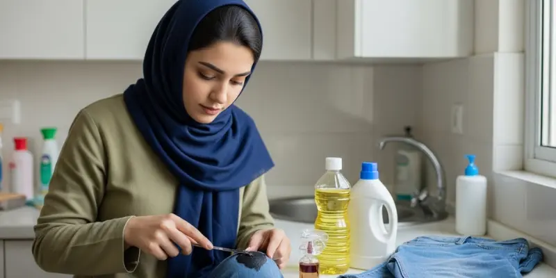 آموزش پاک کردن لکه قیر