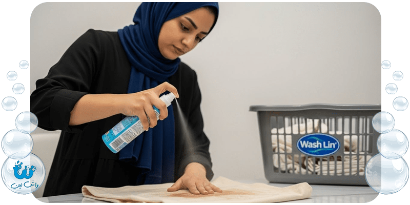 استفاده از اسپری مو برای پاک کردن لکه لاک از روی لباس