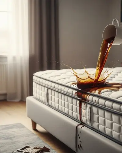 از بین بردن لکه روی تشک