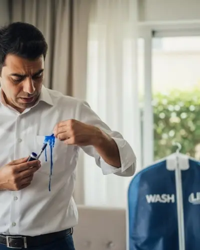 با لکه ی جوهر روی لباس چه کنیم ؟