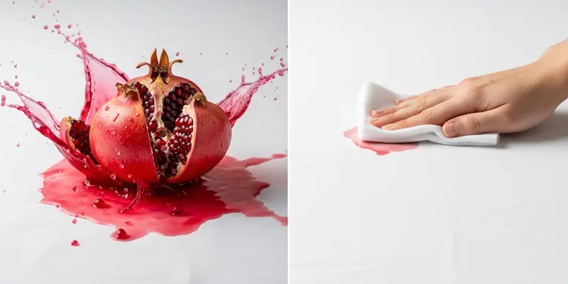 از بین بردن لکه انار از بین بردن لکه انار