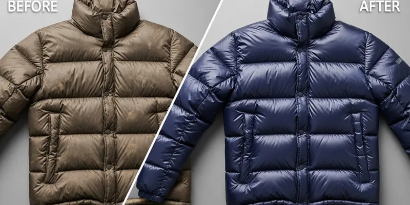 نحوه شستن کاپشن های پفی