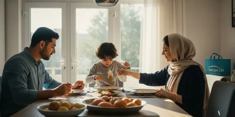 پاک کردن لکه غذا از روی لباس