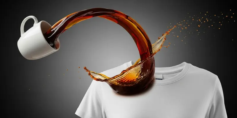 راهکار های پاک کردن لکه قهوه از روی لباس