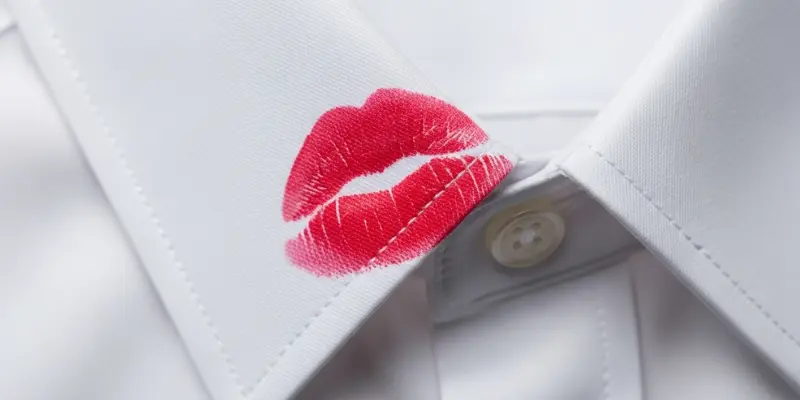 راهکار هایی جهت از بین بردن لکه رژ لب از روی لباس