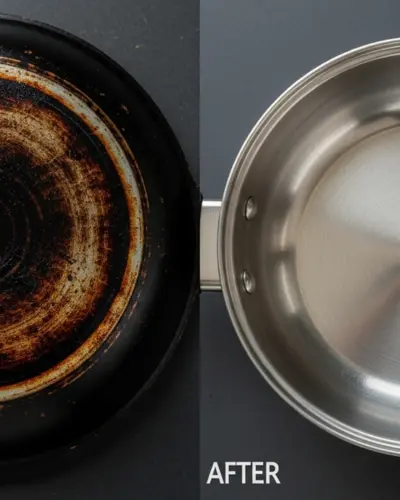 راه هایی برای پاک کردن پشت قابلمه و ماهیتابه