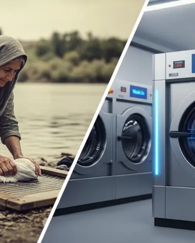 تاریخچه شستشوی لباس و ماشین لباسشویی