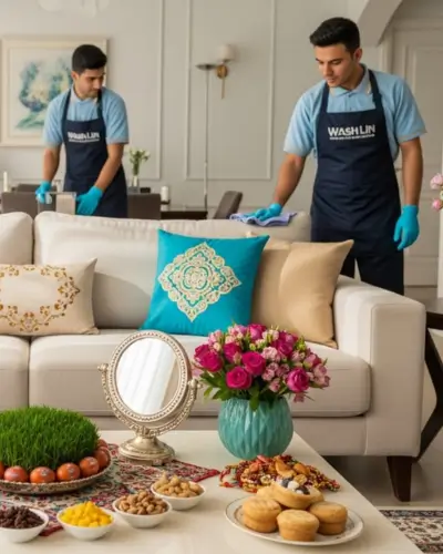 خانه تکانی اساسی با خشکشویی مبل برای عید خانه تکانی اساسی با خشکشویی مبل برای عید