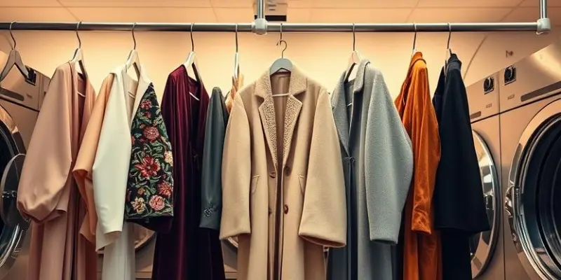 خشکشویی مانتو مجلسی و کارشده: شستشو بدون آسیب به تزیینات