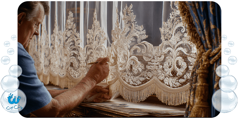 خشکشویی پرده توری چگونه است؟