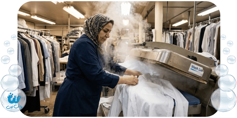 خشکشویی چیست؟ همه چیز درباره مراحل، مواد و مزایا