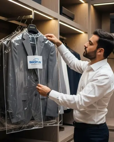 خشکشویی کت و شلوار: جلوگیری از دفرمه شدن و برق افتادن