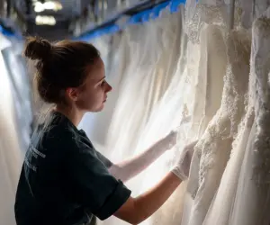 سفید شویی لباس عروس در واشلین