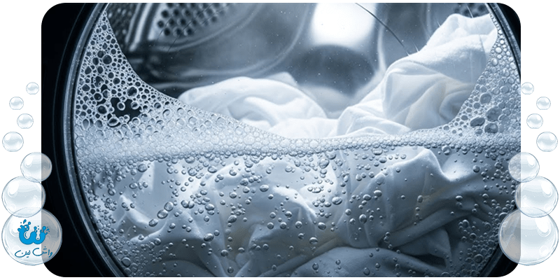 شستشوی لباس سفید با آب داغ در ماشین لباسشویی