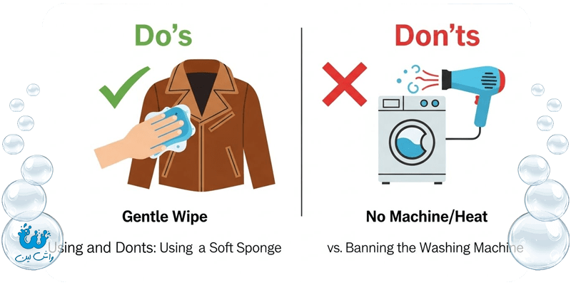 شست و شوی کت و کاپشن چرمی