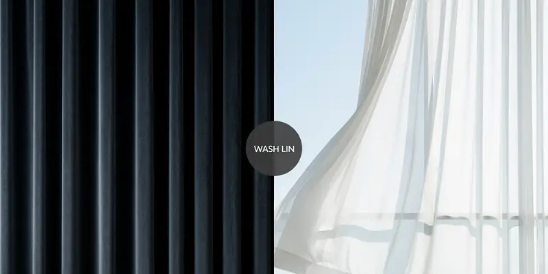 آموزش شستشوی پرده در ماشین لباسشویی + نکات لکه‌بری