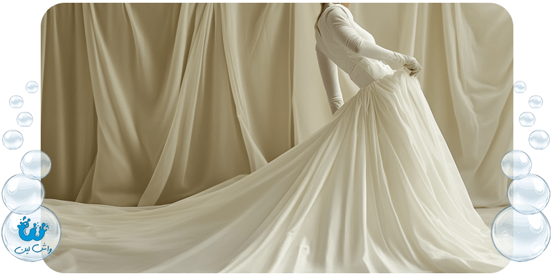 نگاهی کوتاه به تجهیزات ویژه خشکشویی لباس عروس