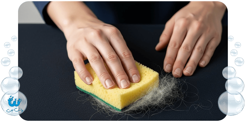 پاک کردن موی حیوانات خانگی از روی لباس