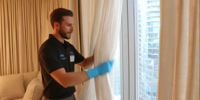 پرده شویی حرفه ای در واش لین