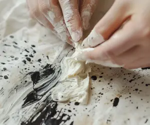 آموزش پاک کردن لکه جوهر از روی لباس