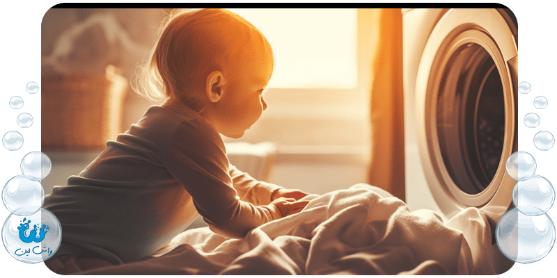 نحوه شستشوی لباس‌های نوزاد بدون آسیب به پوست حساس