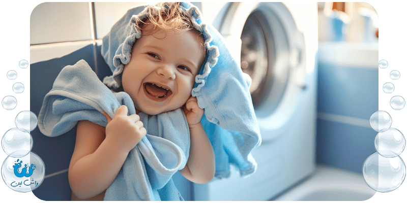 نحوه شستشوی لباس‌های نوزاد بدون آسیب به پوست حساس