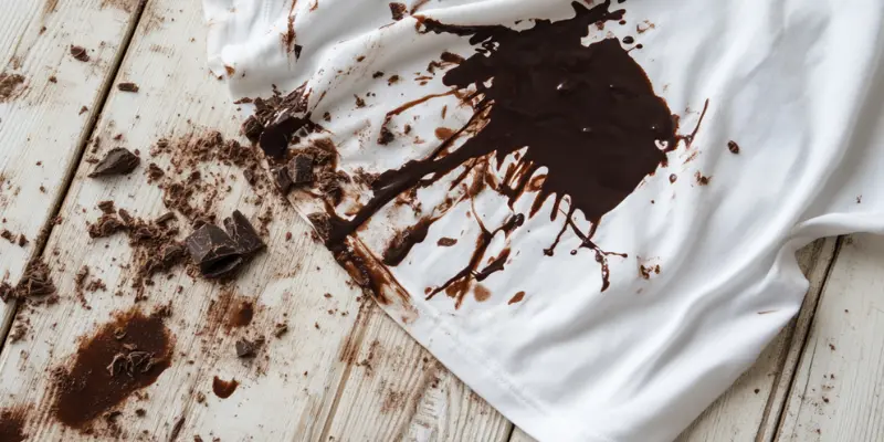 چطور لکه‌های شکلات و شیرینی را از روی لباس پاک کنیم؟