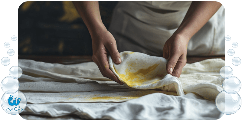 چگونه لکه روغن را از روی لباس‌های سفید پاک کنیم؟