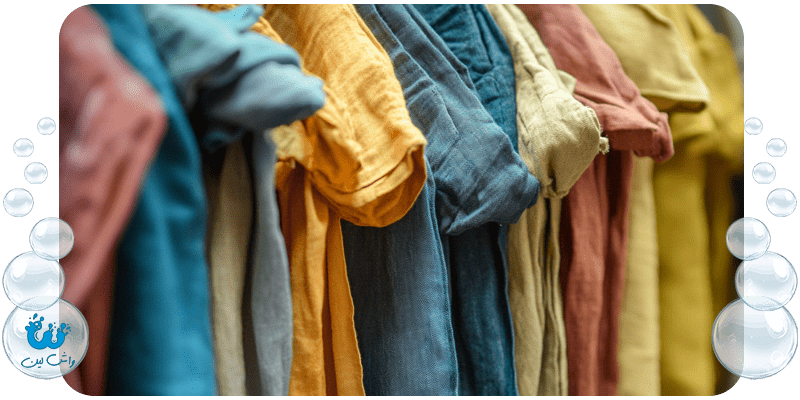 شستشوی لباس‌های رنگی و نحوه جلوگیری از رنگ‌پریدگی