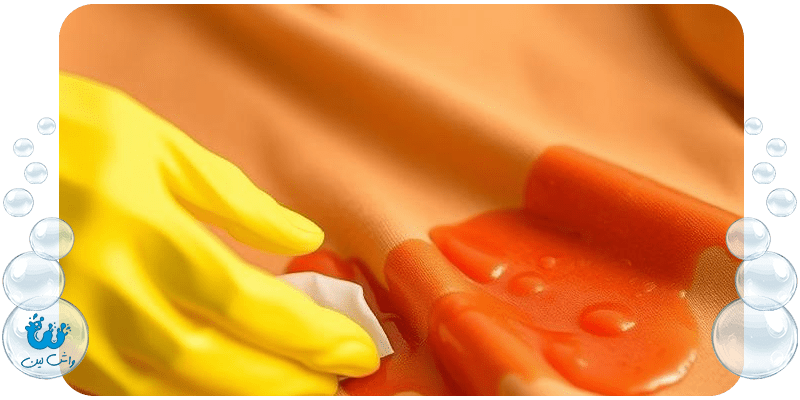 پاک کردن لکه سس از روی لباس