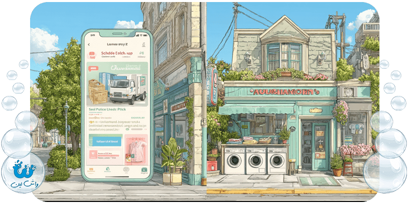 مقایسه خشکشویی آنلاین واش‌لین و خشکشویی‌های محلی تهران