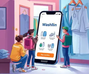 راهنمای کامل استفاده از اپلیکیشن خشکشویی آنلاین واش‌لین