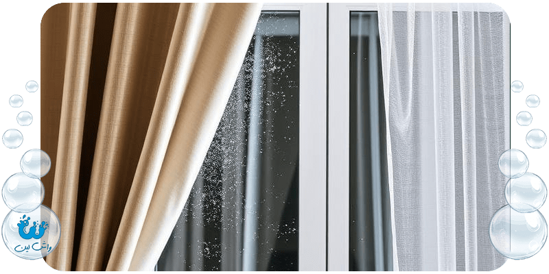 شستشوی پرده و اشتباهات رایج و راه‌حل‌های تخصصی