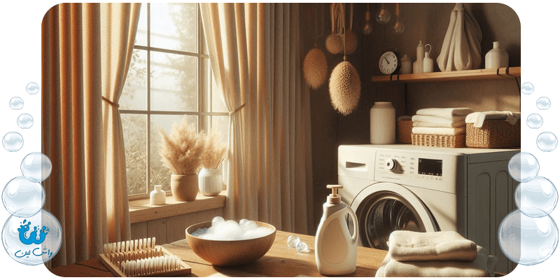 شستشوی پرده‌های سنگین و ضخیم نکات مهم