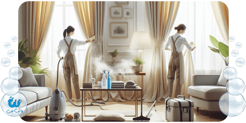 پرده‌شویی تخصصی و مراحل انجام کار