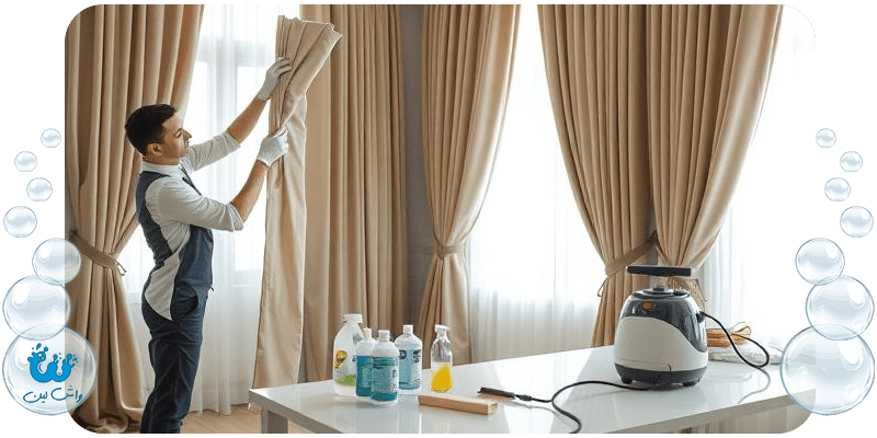 پرده‌شویی تخصصی و مراحل انجام کار