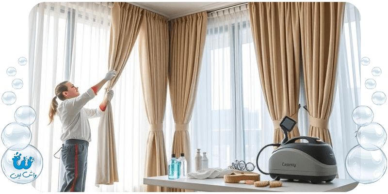پرده‌شویی تخصصی و مراحل انجام کار