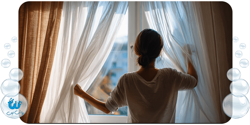 چرا باید پرده‌ها را سالانه به صورت تخصصی شست؟