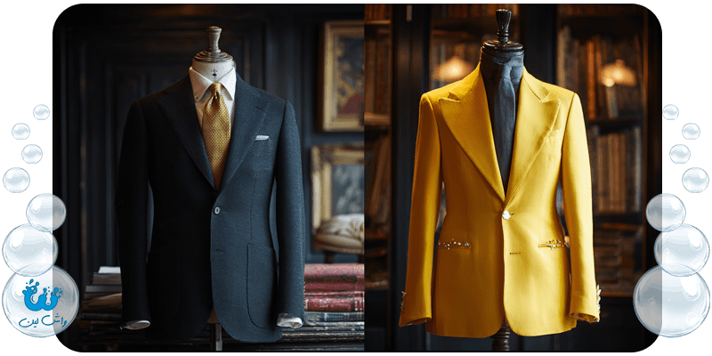 تفاوت شستشوی کت و شلوار مردانه و زنانه