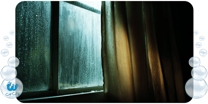 مدیریت لکه‌های کپک روی پرده با شستشوی حرفه‌ای