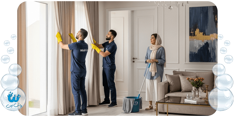 پرده شویی تخصصی | جلوگیری از تغییر رنگ پرده با واشلین