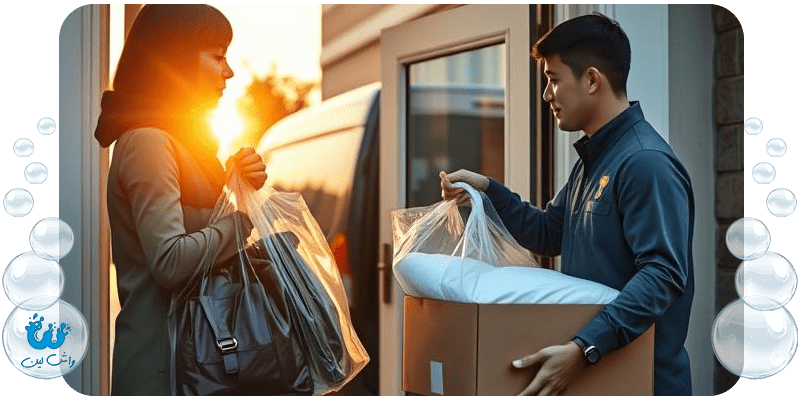 خشکشویی آنلاین و وسایل قابل شستن