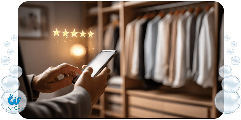 تضمین پاکیزگی لباس در خشکشویی فرمانیه