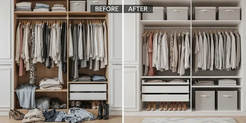 آماده‌سازی کمد لباس برای فصل جدید: نکات شستشو و نگهداری