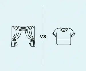 مقایسه شستشوی پرده و لباس؛ چرا نباید با هر دو یکسان رفتار کرد؟