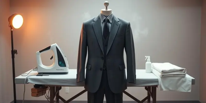 نحوه صحیح اتو کردن کت و شلوار